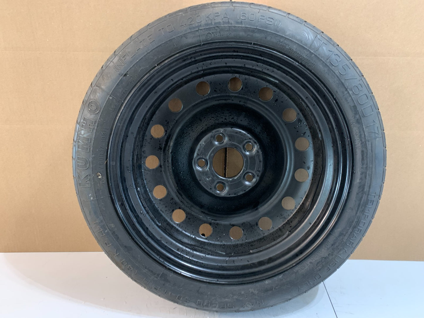 2011-2015 Kia Optima 17" Spare Tire Compact Donut T135/80D17