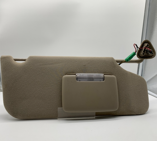 2008-2009 Ford Taurus X Passenger Sun Visor Beige Illuminated OEM D03B55004