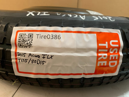 2013-2015 Acura ILX 15" Spare Tire Wheel Compact Donut T135/80D15