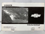 2009 Chevy Traverse Owners Manual Set with Case OEM A02B56021