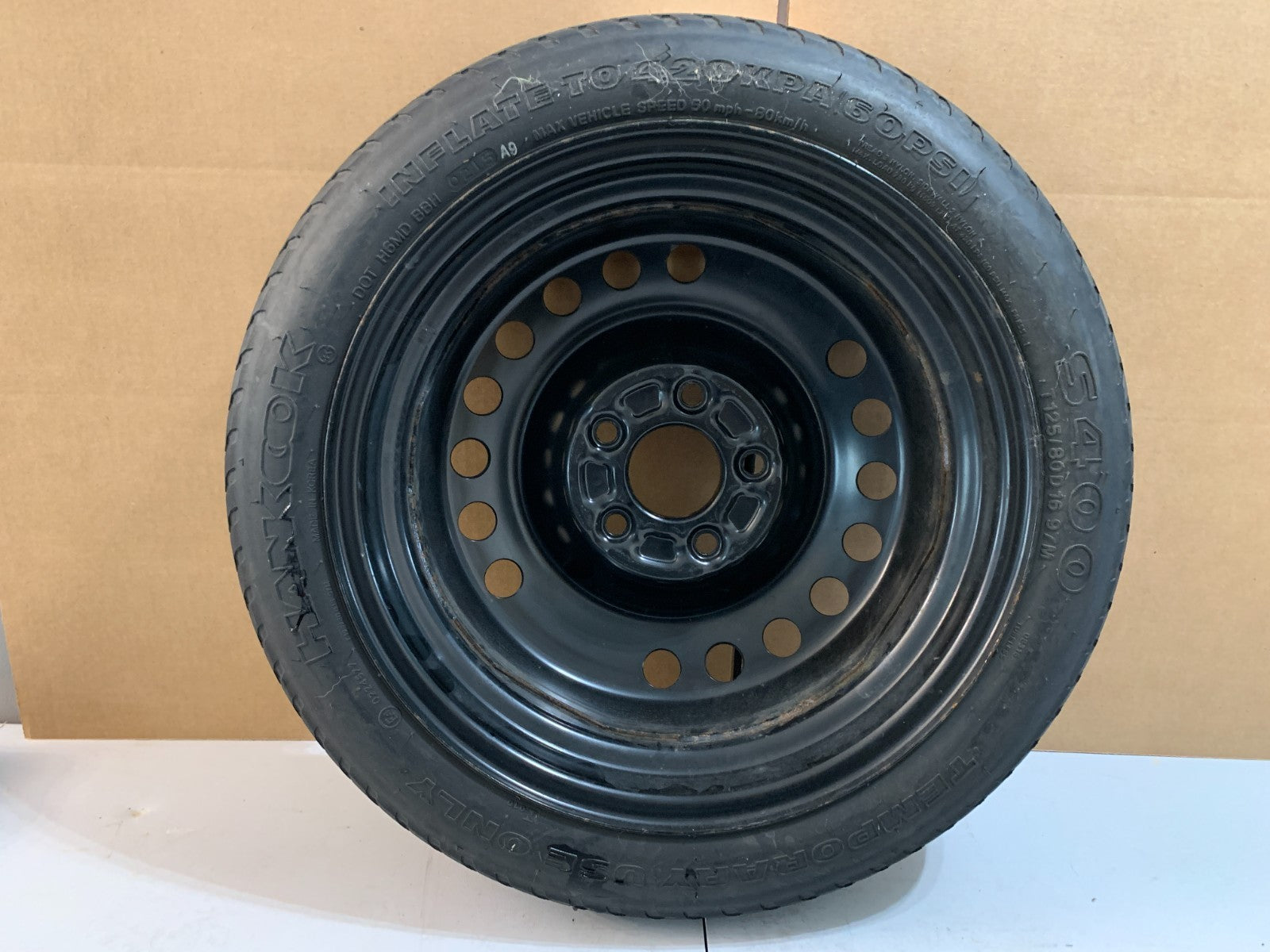 2015-2020 Hyundai Sonata 16" Spare Tire Compact Donut T125/80D16 OEM