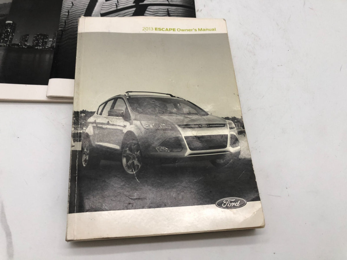 2013 Ford Escape Owners Manual Set with Case OEM R01B44011