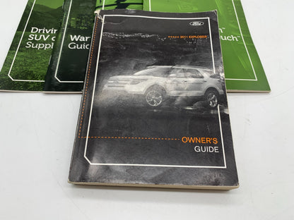 2011 Ford Explorer Owners Manual Set with Case OEM B03B32013
