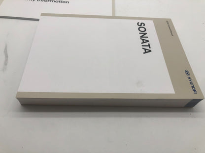 2020 Hyundai Sonata Owners Manual Set with Case OEM A02B08021