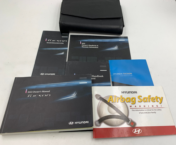 2012 Hyundai Tucson Owners Manual Handbook with Case OEM K03B46005