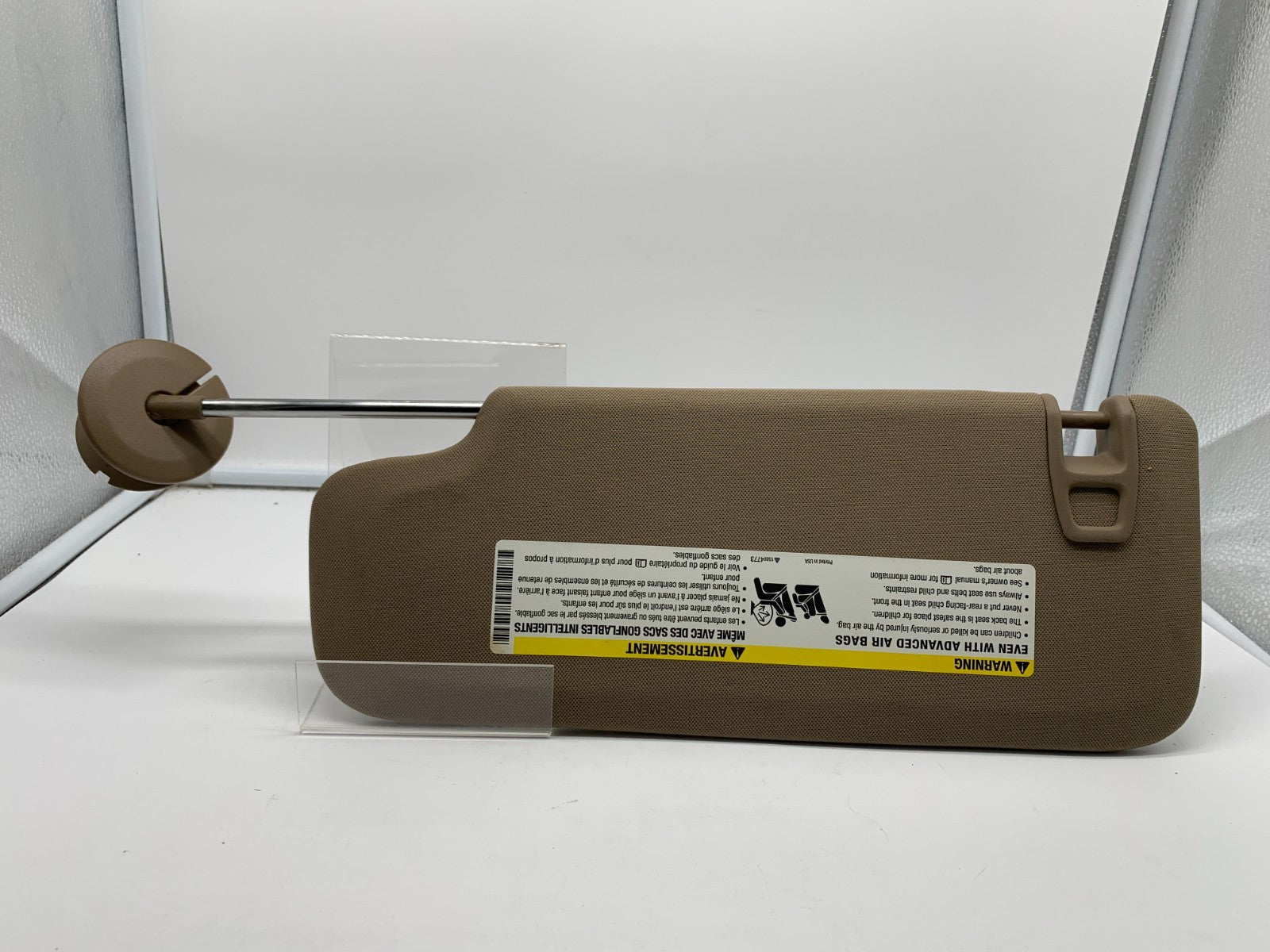 2004-2012 Chevrolet Malibu Passenger Sun Visor Brown OEM B04B27002