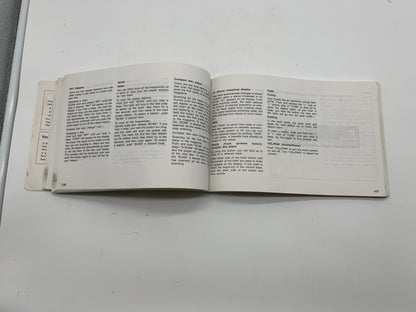 1998 Toyota Camry Owners Manual OEM C04B63001