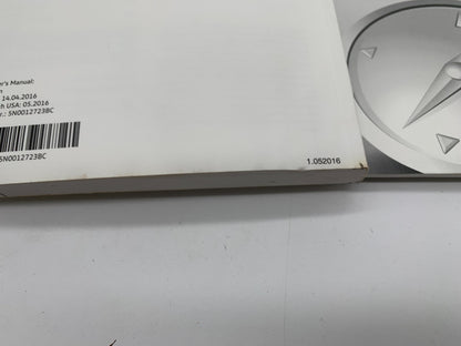 2017 Volkswagen Tiguan Owners Manual Set with Case OEM