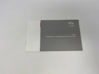 2006 Nissan Maxima Owners Manual Set with Case OEM A04B44076