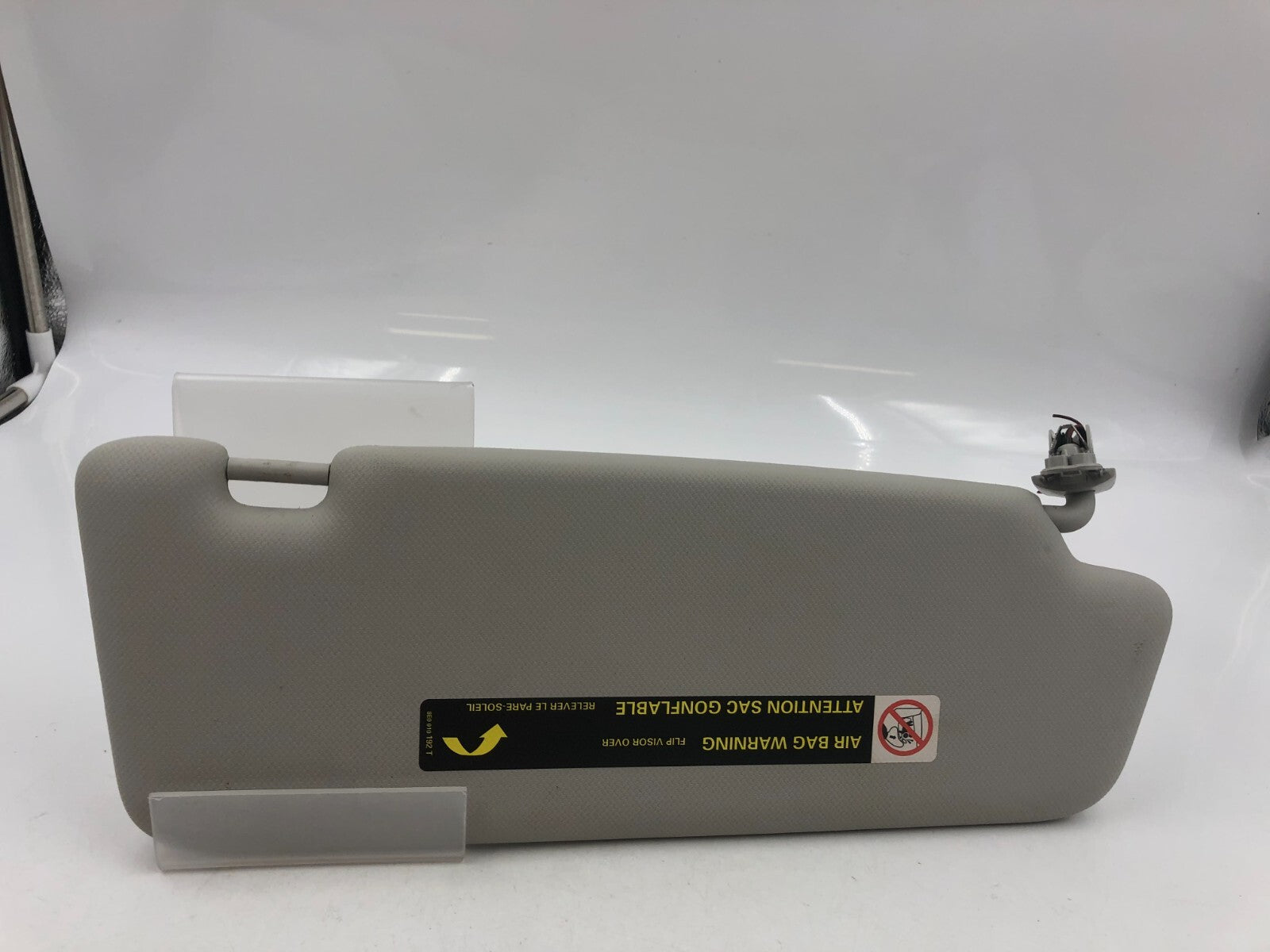 2009-2012 Audi A4 Driver Sun Visor Gray Illumination OEM B04B40085