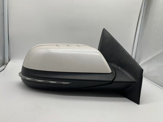 2015-2018 Ford Edge Passenger Side View Power Door Mirror White BSA A03B15002