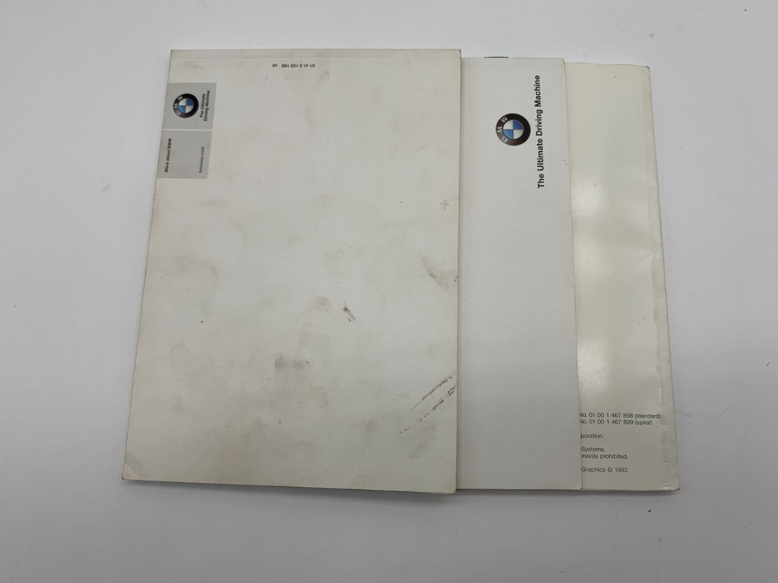 2001 BMW 320i Owners Manual Set OEM C03B26033