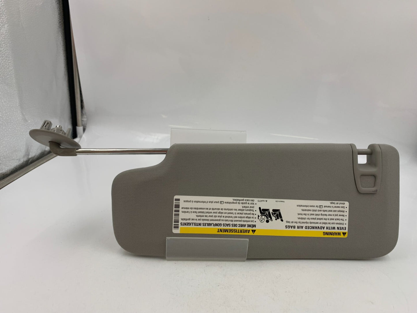 2008-2012 Chevrolet Malibu Passenger Sun Visor Gray OEM D02B02053