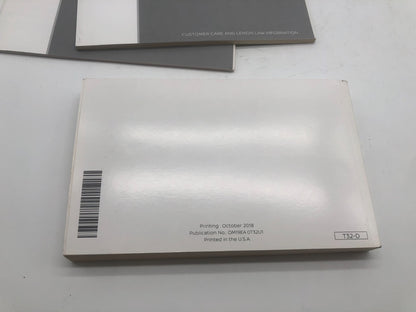 2019 Nissan Rogue Owners Manual Set with Case OEM A02B08022