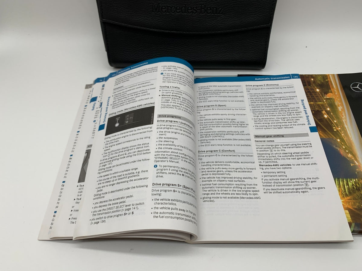 2017 Mercedes GLC Owners Manual Set with Case OEM D04B48067