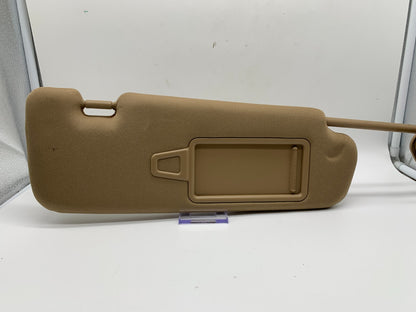 2011-2015 Hyundai Sonata Passenger Sun Visor Tan Illuminated OEM B02B09089