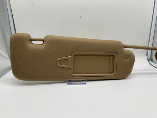 2011-2015 Hyundai Sonata Passenger Sun Visor Tan Illuminated OEM B02B09089