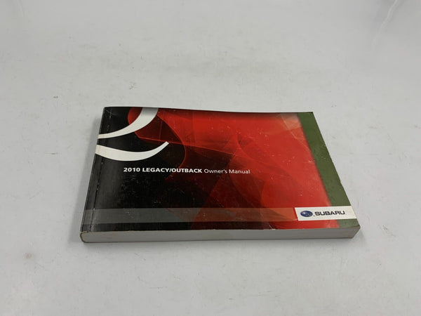 2010 Subaru Legacy Owners Manual Handbook Set With Case OEM F04B07058