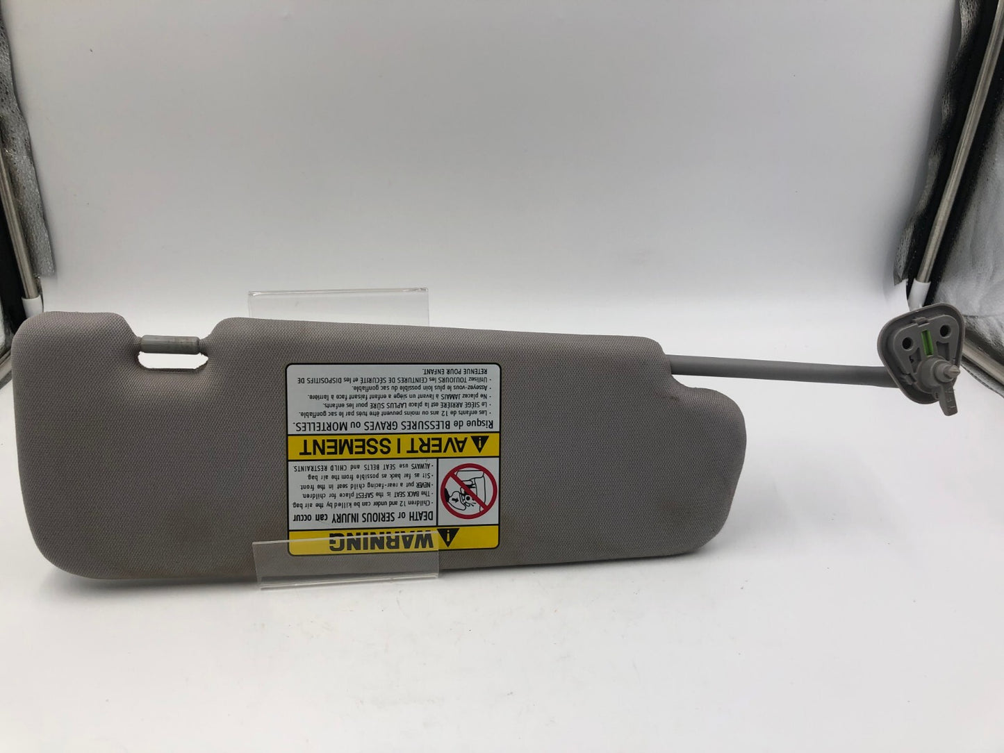 2011-2014 Hyundai Sonata Driver Sun Visor Gray Illuminated OEM C04B56026