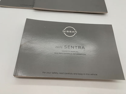 2022 Nissan Sentra Owners Manual Set OEM A02B56046