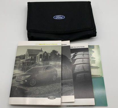 2019 Ford Escape Owners Manual Set with Case OEM B04B13006