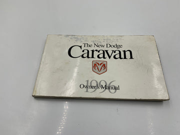 1996 Dodge Caravan Owners Manual Handbook OEM M02B30008