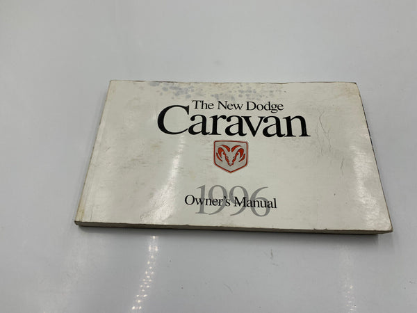 1996 Dodge Caravan Owners Manual Handbook OEM M02B30008