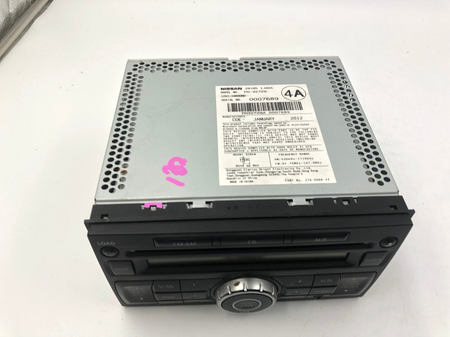 2011-2013 Nissan Quest AM FM Radio CD Player Receiver OEM C03B53017