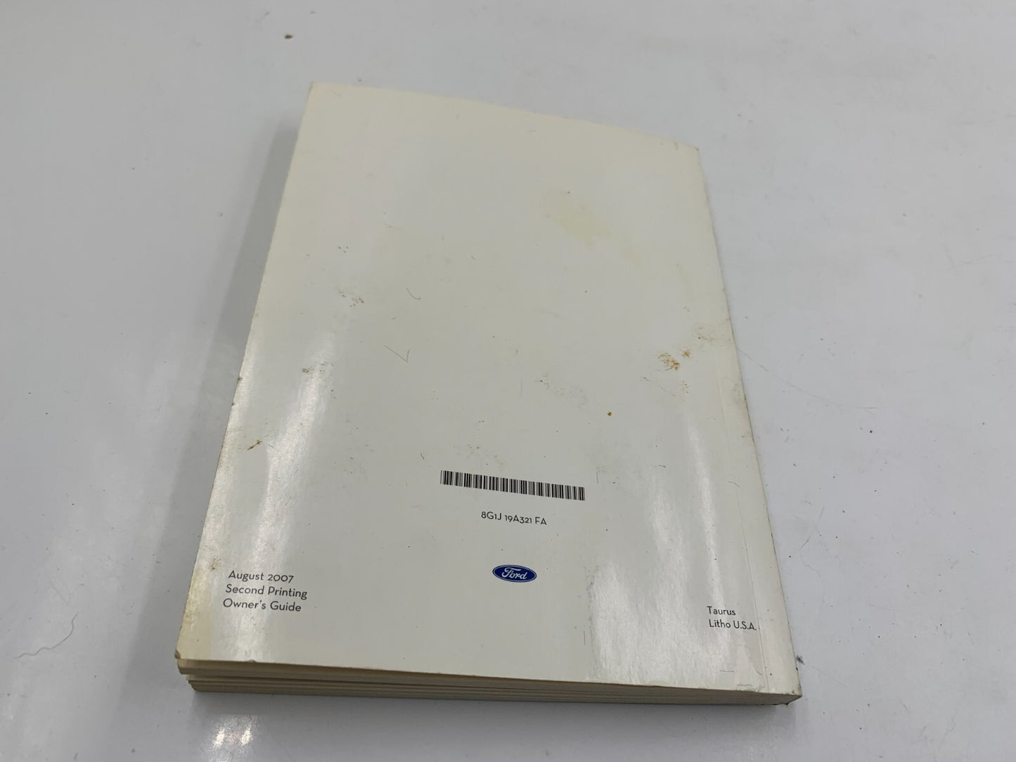 2008 Ford Taurus Owners Manual Set with Case OEM B03B20031