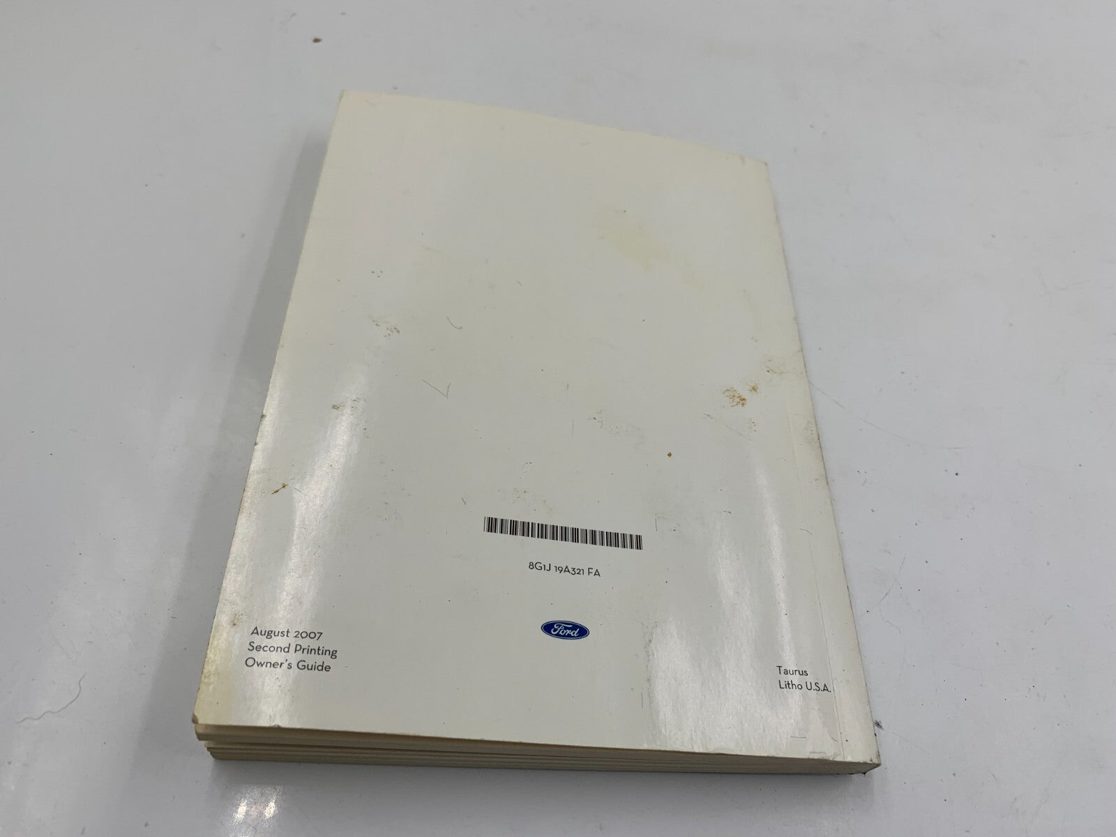 2008 Ford Taurus Owners Manual Set with Case OEM B03B20031