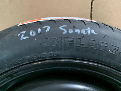 2015-2020 Hyundai Sonata 16" Spare Tire Wheel Compact Donut T125/80D16 OEM1
