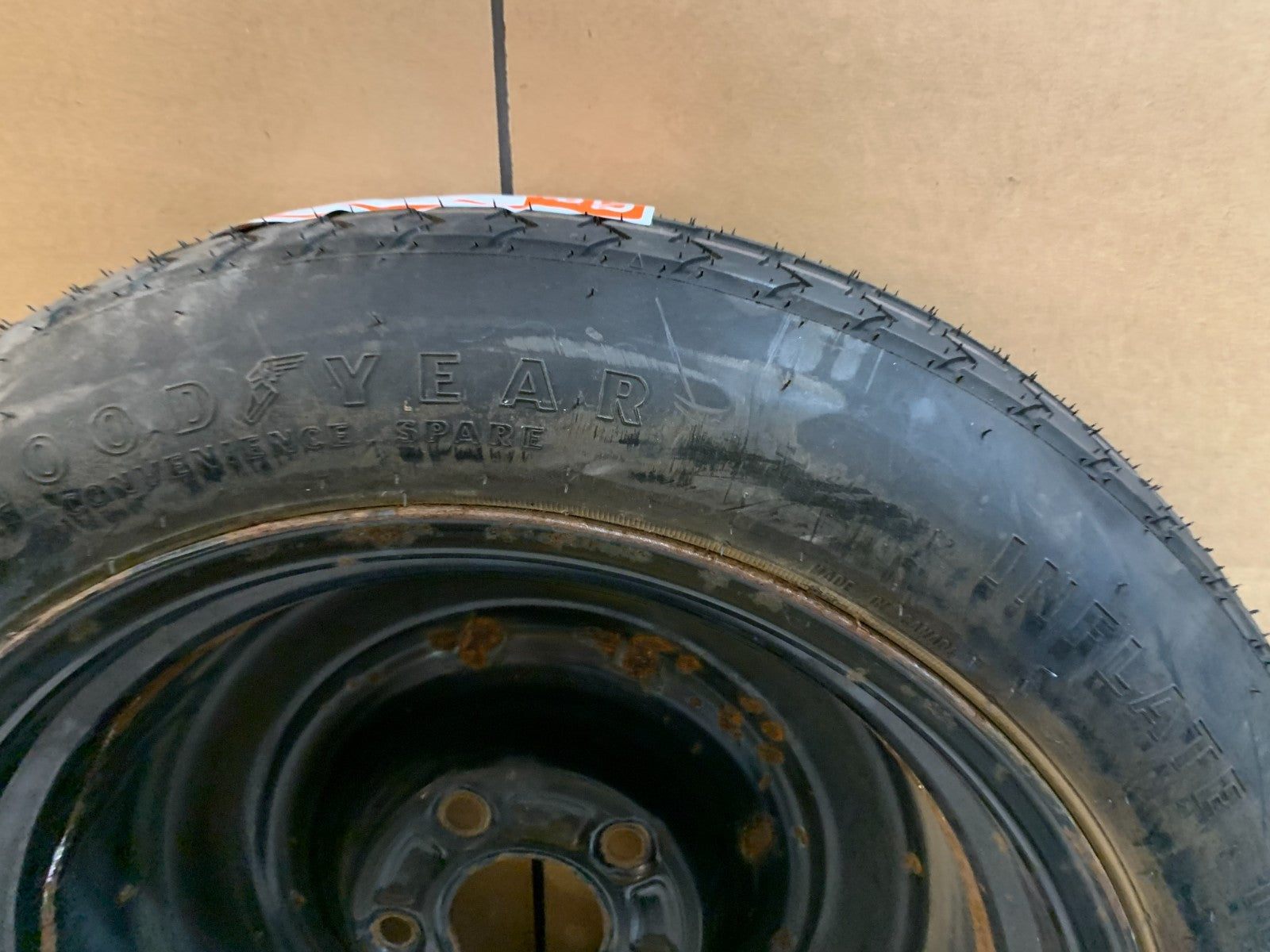 2012-2016 Chrysler Town & Country 17" Spare Tire Compact Donut T145/80D17