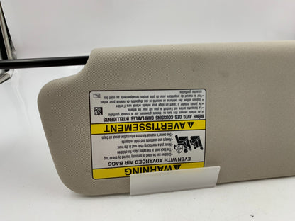 2015-2023 Subaru Legacy Passenger Sun Visor Beige Illuminated OEM B03B15098