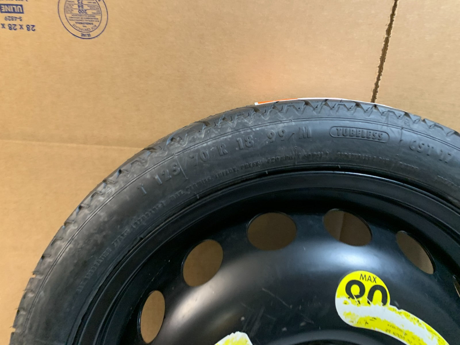 2009-2021 Volkswagen Jetta 18" Spare Tire Compact Donut T125/70R18