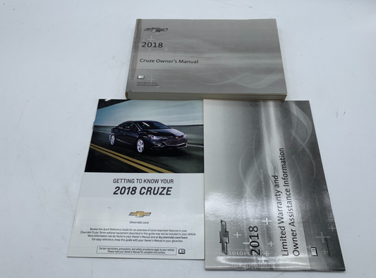2018 Chevrolet Cruze Owners Manual Set OEM D01B47006