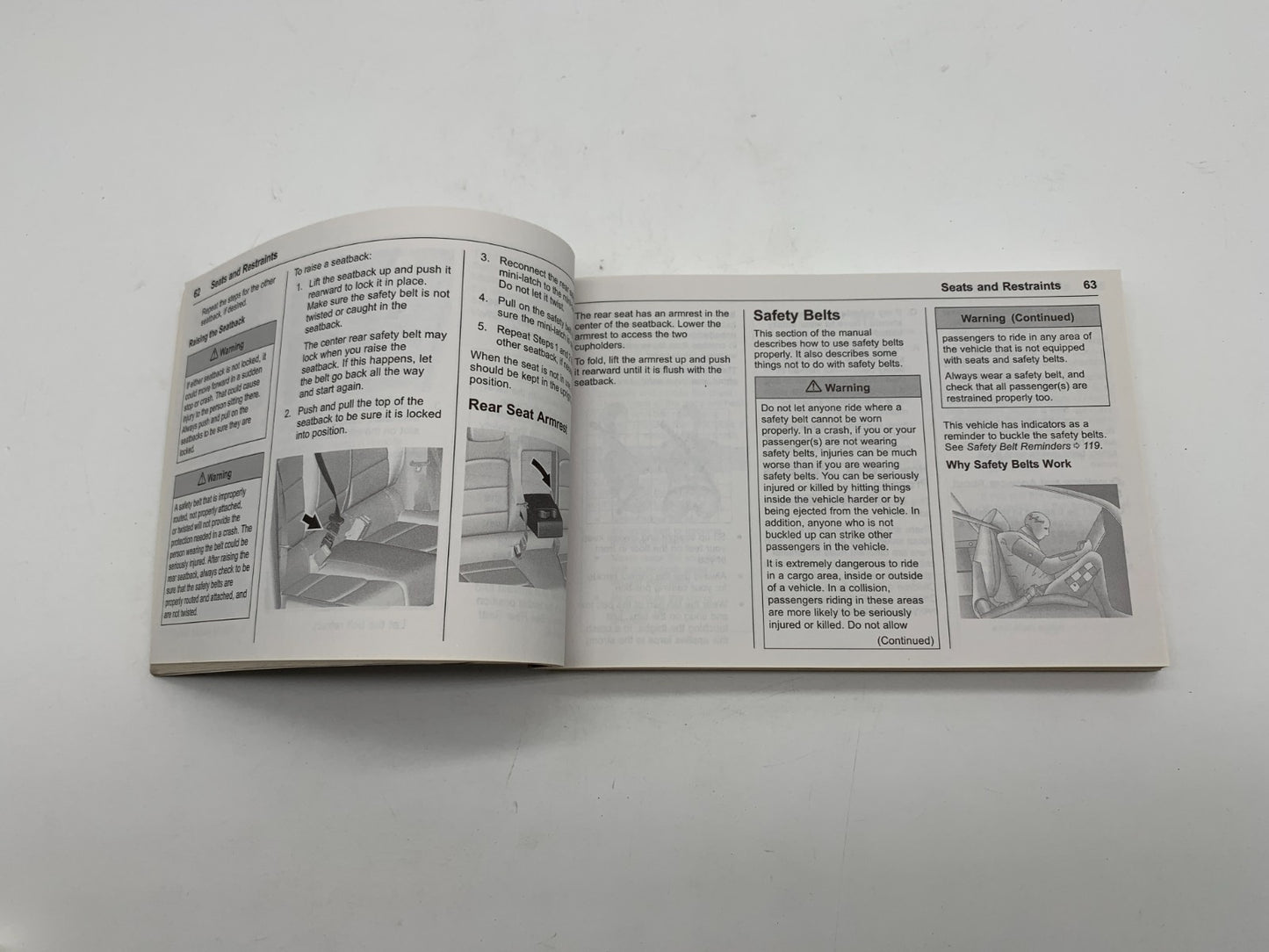 2016 Chevrolet Malibu Owners Manual OEM B04B20012