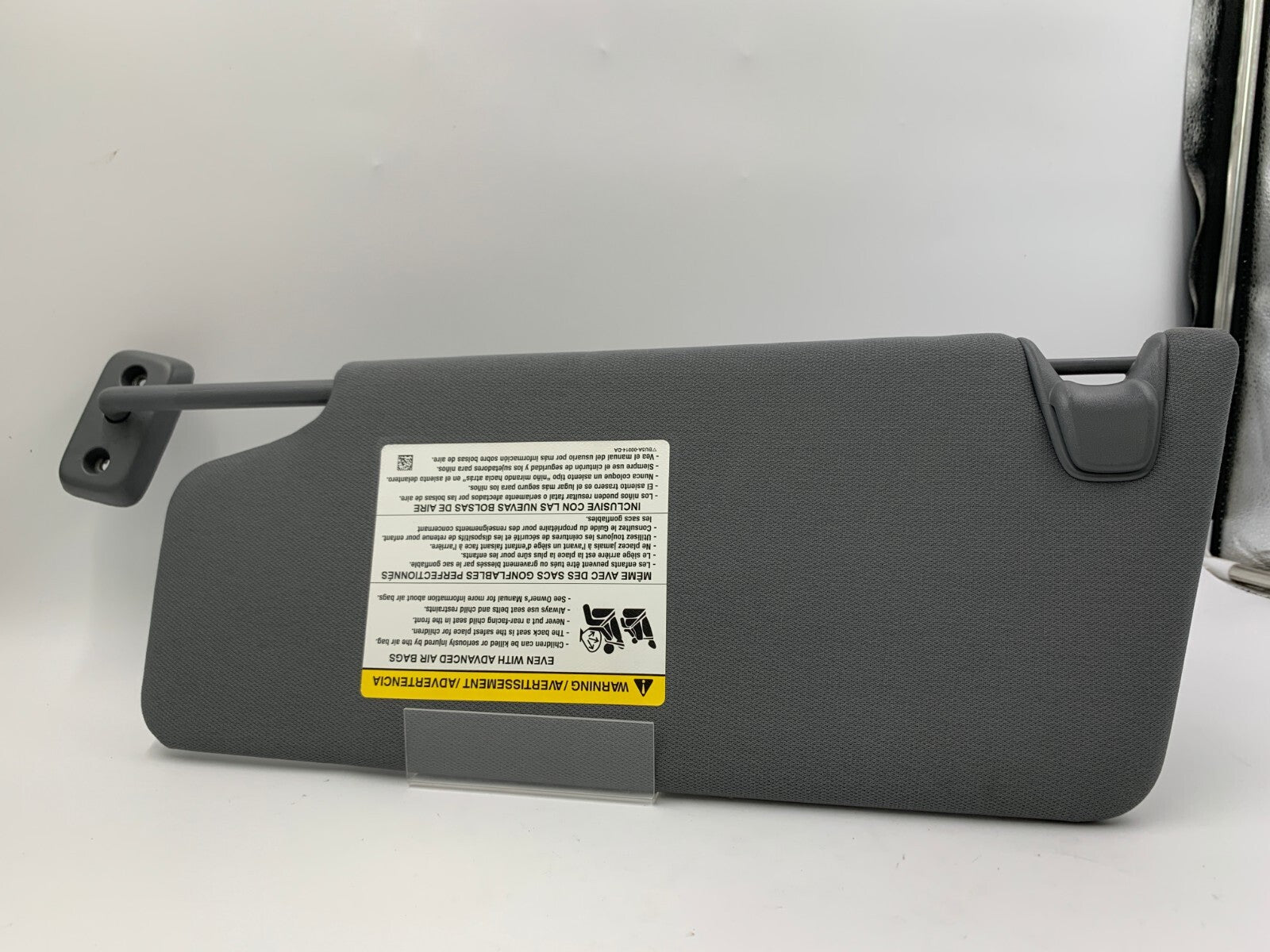 2011-2014 Ford F-150 Passenger Sun Visor Gray OEM A02B18046