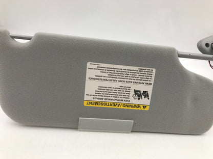 2005-2007 Ford Freestyle Driver Sun Visor Gray Illuminated D01B52082