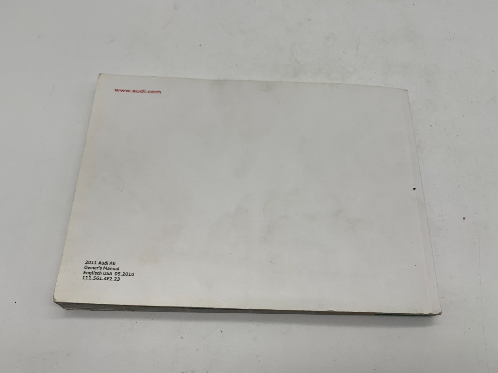 2013 Audi A6 Owners Manual OEM