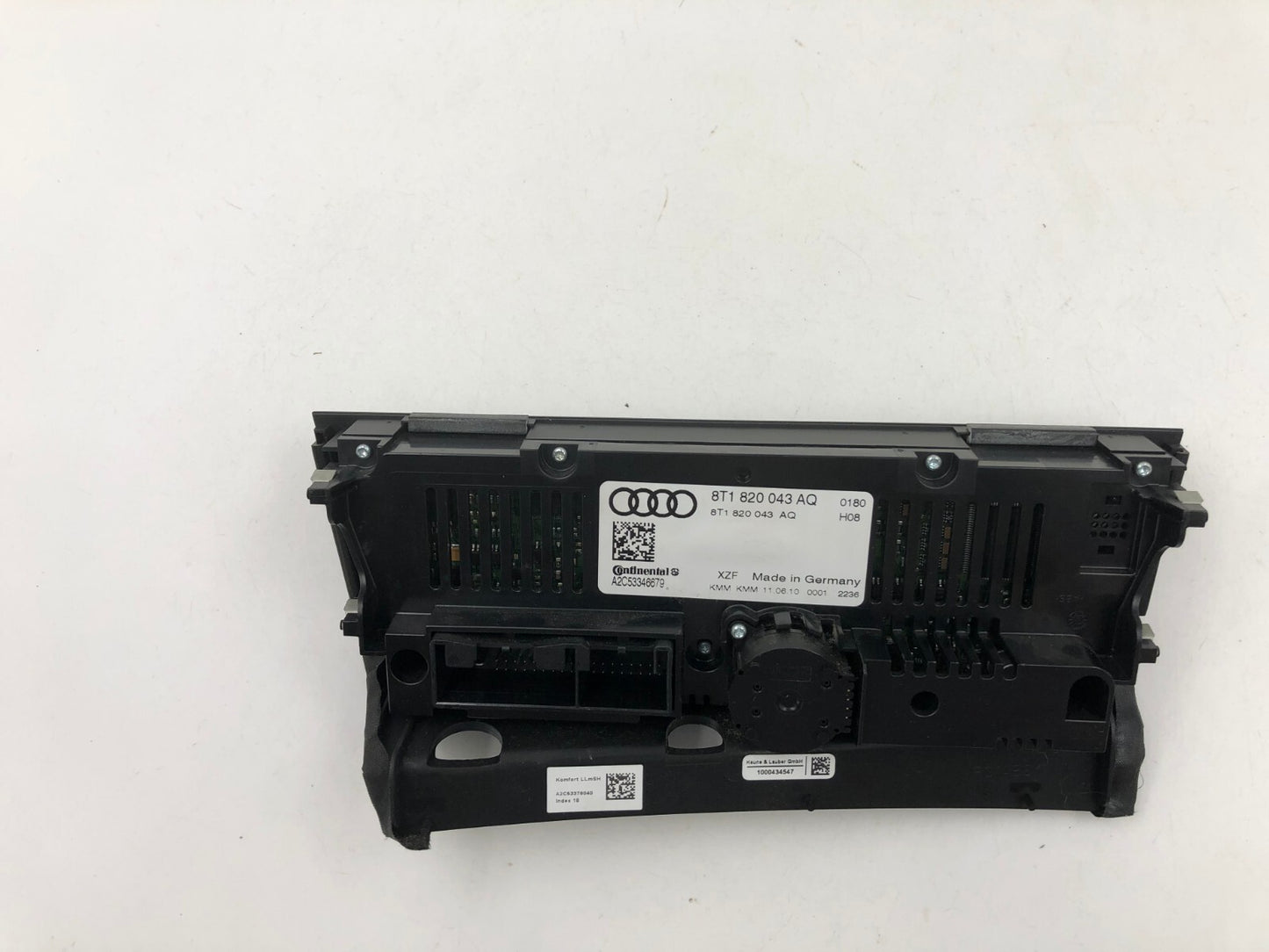 2010-2013 Audi A5 AC Heater Climate Control Unit OEM D03B16005