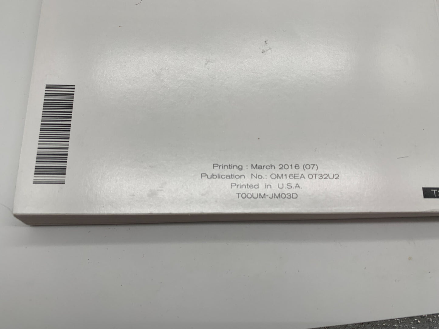 2016 Nissan Rogue Owners Manual Set with Case OEM A03B13006