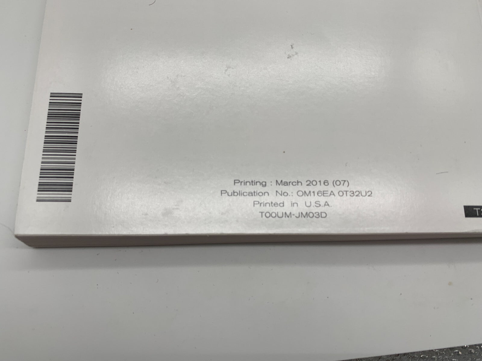 2016 Nissan Rogue Owners Manual Set with Case OEM A03B13006