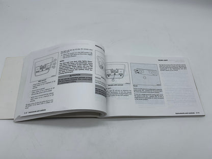 2004 Nissan Maxima Owners Manual OEM R01B37032