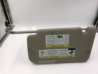 2014-2017 Nissan Rogue Passenger Sun Visor Gray Illumination OEM D03B31083
