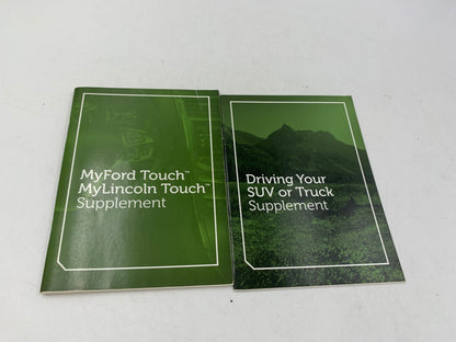 2011 Ford Explorer Owners Manual Set with Case OEM C02B34057