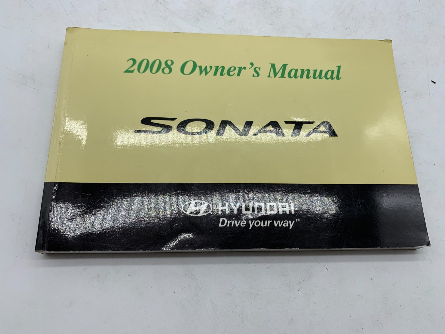 2008 Hyundai Sonata Owners Manual Case Set with Case OEM A03B49003