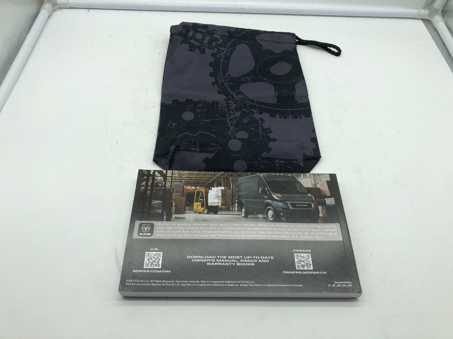 2021 Ram Promaster Owners Manual with Case OEM D03B06010