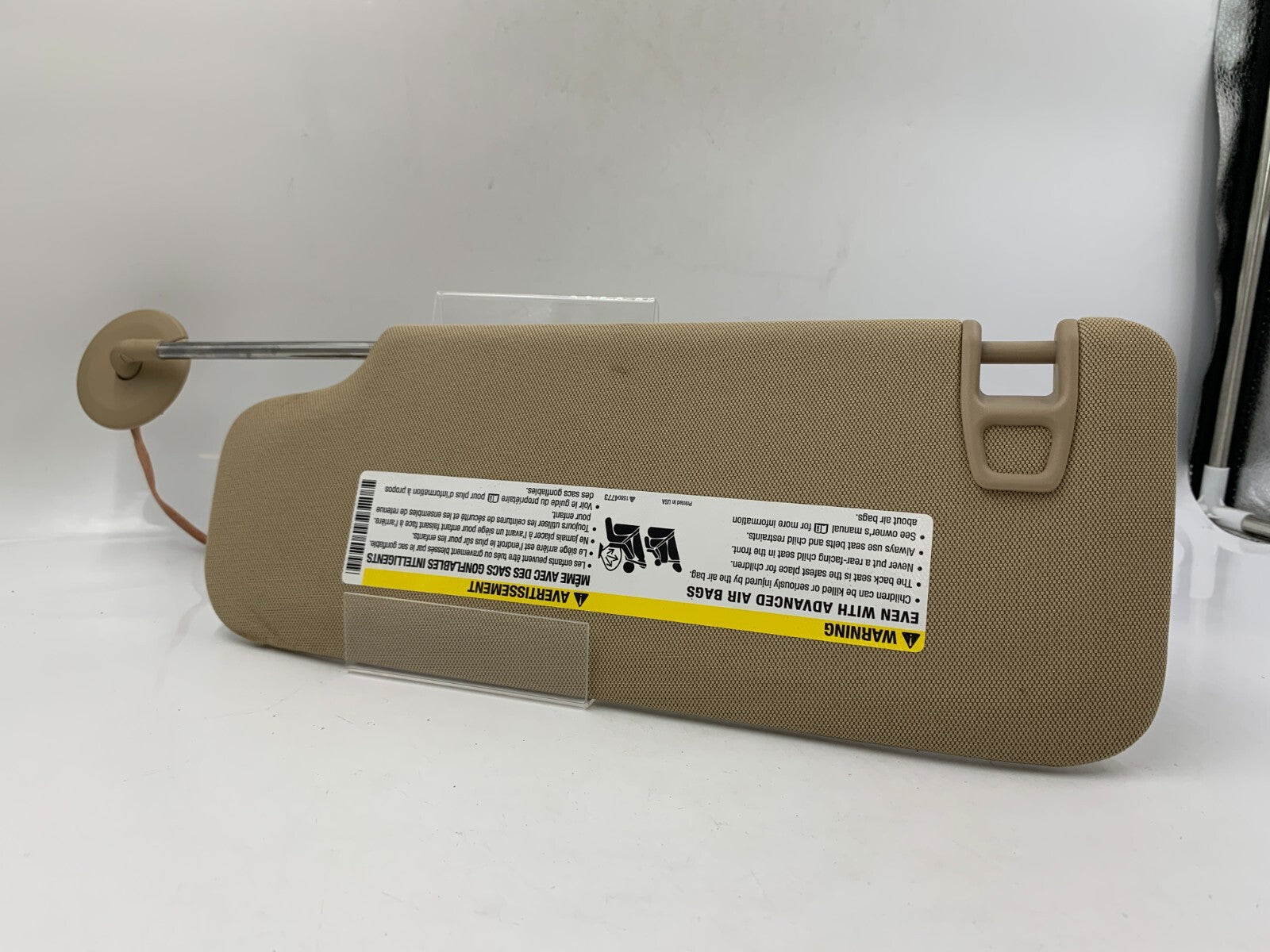 2005-2009 Buick Lacrosse Passenger Sun Visor Gray Illumination OEM B03B49033