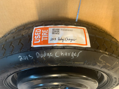 2006-2022 Dodge Charger 17" Spare Tire Wheel Compact Donut T145/80D17