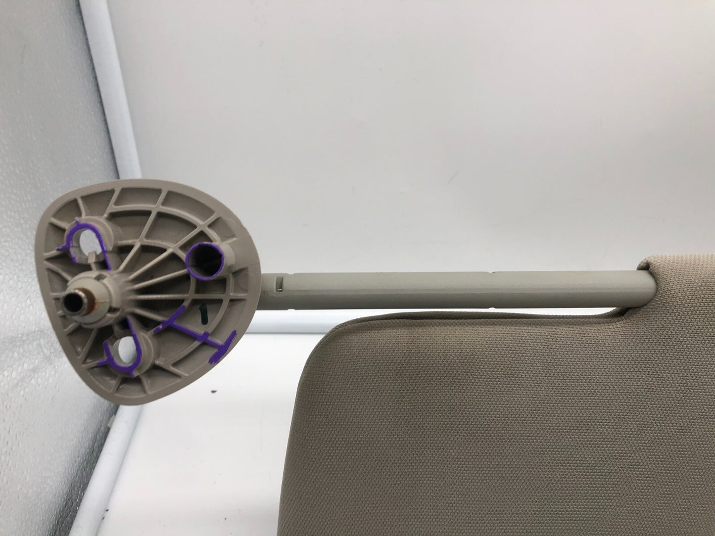 2013-2023 Dodge Ram 1500 Driver Sun Visor Gray OEM C02B53060